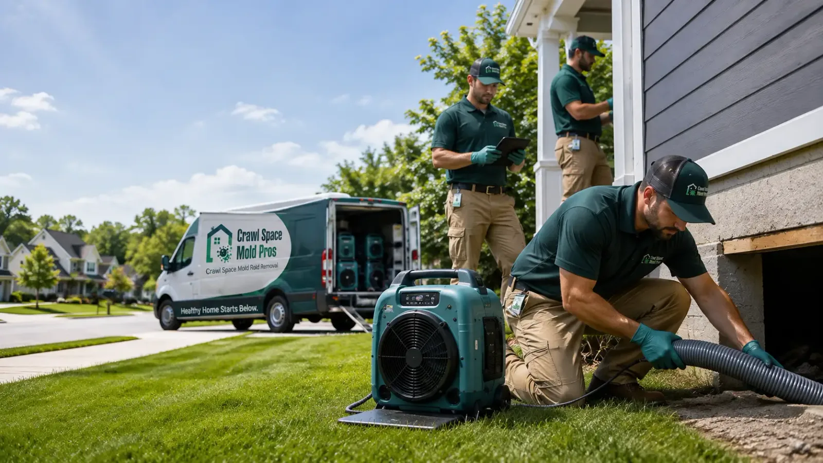 Crawl Space Mold Removal in Grafton, OH
